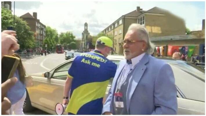 vijay mallaia watching india -australia match in london vijay mallaia watching india -australia match in london
