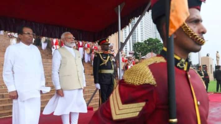Narendra Modi told that terror cannot defeat spirit of Sri Lank Narendra Modi told that terror cannot defeat spirit of Sri Lank
