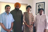 Navjot singh sidhu meet to Rahul Gandhi  recent rift over with captain amarinder singh
