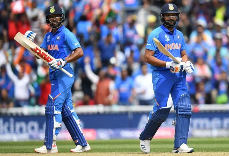 1. After India captain Virat Kohli won the toss and chose to bat first, Shikhar Dhawan and Rohit Sharma made a cautious start. The duo did not allow the Australian pacemen to take a wicket in the opening 10 overs. They had a 127-run partnership, laying a good foundation for a mammoth score