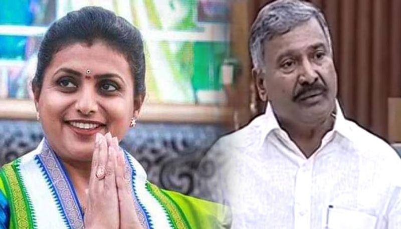 చిత్తూరు జిల్లా నుంచి రెడ్డి సామాజిక వర్గానికి చెందిన పెద్దిరెడ్డి రామచంద్రా రెడ్డిని తప్పనిసరిగా మంత్రివర్గంలోకి తీసుకోవాల్సి రావడంతో అదే వర్గానికి చెందిన రోజాను పక్కన పెట్టారని అంటున్నారు. అయితే, రోజా మంత్రి పదవికి ఆయన అడ్డుపడ్డారనే ప్రచారం కూడా ఉంది.