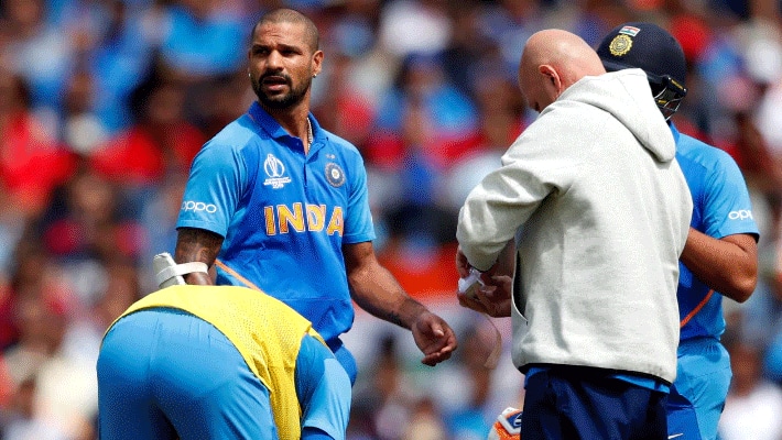 World Cup 2019...Injured Shikhar Dhawan ruled out