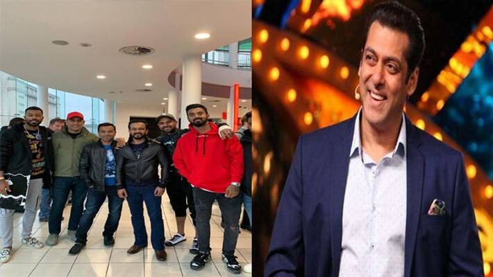 Team India watches Salman Khan Bharat movie Team India watches Salman Khan Bharat movie