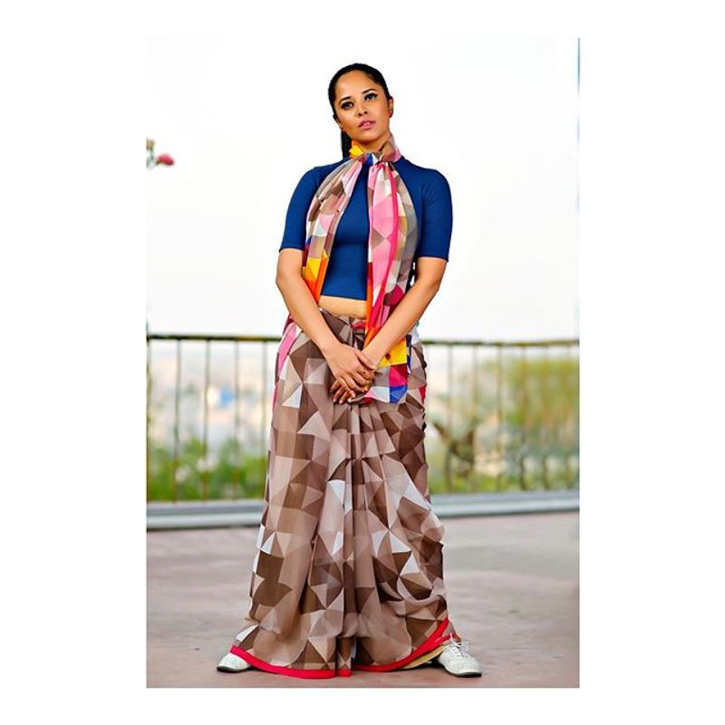 (Courtesy: Instagram)గత ఏడాది రంగస్థలం చిత్రంలో అనసూయ పోషించిన రంగమ్మత్త పాత్రకు అద్భుతమైన రెస్పాన్స్ వచ్చింది.
