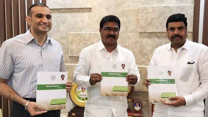 minister singireddy niranjan reddy release annual report on telangana civil supplies minister singireddy niranjan reddy release annual report on telangana civil supplies