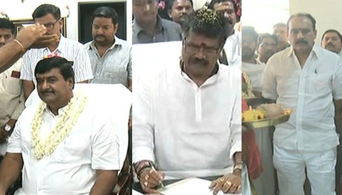 newly elected ministers take charge today newly elected ministers take charge today