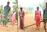 Karnataka farmer with arthritis ploughs land manually for 15 long years