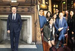 Anupam Kher speaks about Indian cinema, India at Oxford Union