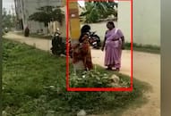 Bengaluru woman tied to electric pole, abused
