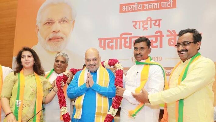 Amit Shah will continue as BJP chief ... BJP decision Amit Shah will continue as BJP chief ... BJP decision