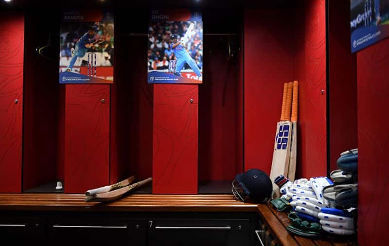 This is where Dhoni will be seated in the dressing room