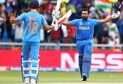World Cup 2019 India vs Pakistan Rohit Sharma record ton photos