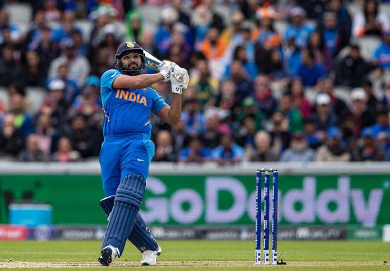 Pakistan used the short ball but Rohit was ready and unleashed the pull shot