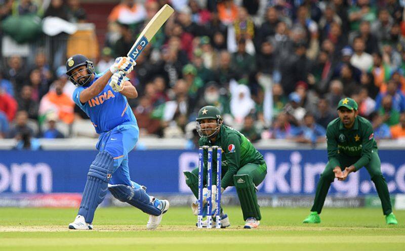 Rohit hit three sixes during his 140-run knock