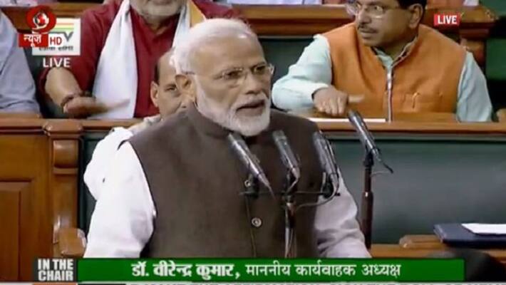PM Modi replies to Motion of Thanks in Lok Sabha PM Modi replies to Motion of Thanks in Lok Sabha