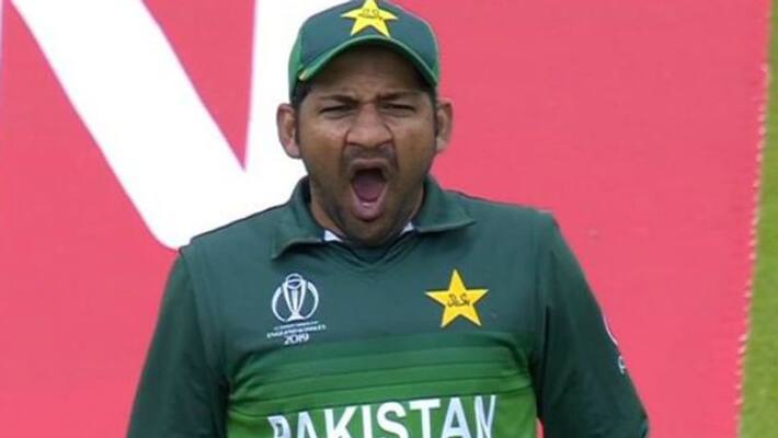 cyberabad traffic police use sarfaraz ahmed's yawn pic cyberabad traffic police use sarfaraz ahmed's yawn pic