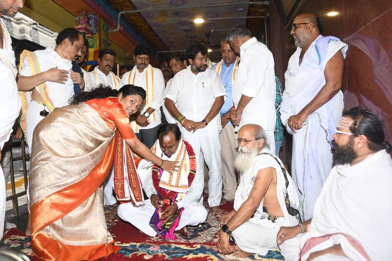 బెజవాడలో కేసీఆర్ సందడి (ఫొటోలు)