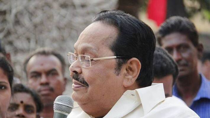 Durai Murugan sad with his son Durai Murugan sad with his son