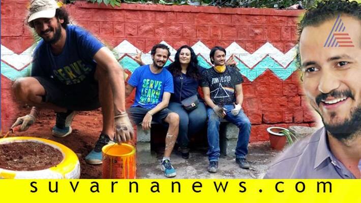 Chirag Arora fom Madya Pradesh Plants Saplings to beautify Bangalore Chirag Arora fom Madya Pradesh Plants Saplings to beautify Bangalore