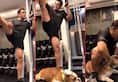 While Salman Khan shows off his super-toned legs, his dog steals the show