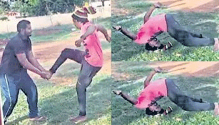 bengaluru youth injured while taking tik tok video bengaluru youth injured while taking tik tok video