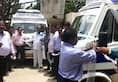 Karwar residents wrap ambulances with bandages, protest lack of 108 emergency services