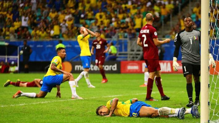 Copa America 2019: VAR cancels 3 goals, Brazil-Venezuella match ends goalless Copa America 2019: VAR cancels 3 goals, Brazil-Venezuella match ends goalless