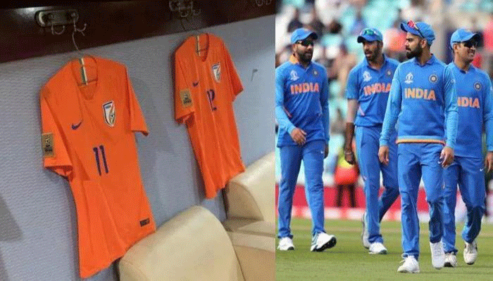 World Cup 2019: India players to wear orange jerseys against England on June 30 World Cup 2019: India players to wear orange jerseys against England on June 30