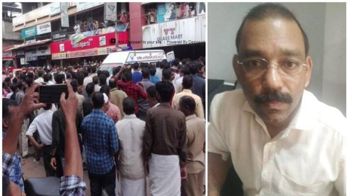 glass shop owner died in accident at Kuttiady glass shop owner died in accident at Kuttiady