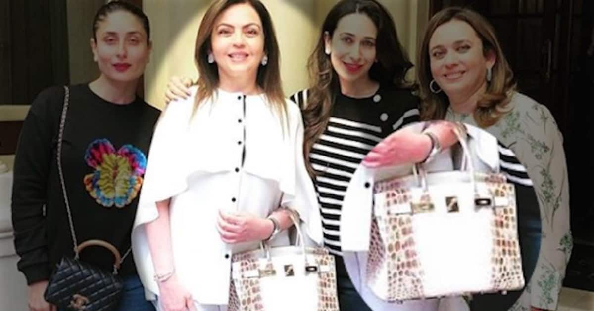 Nita Ambani flaunts a US$400,000 Hermès Neige Faubourg Birkin 20 handbag:  the wife of Asia's richest billionaire Mukesh Ambani was spotted toting the  ultra-rare piece made from white matte alligator