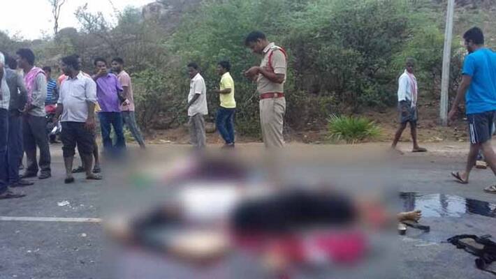 4 killed in road accident at suryapet 4 killed in road accident at suryapet