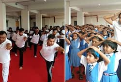 Indian coast guard celebrates International Yoga Day 2019