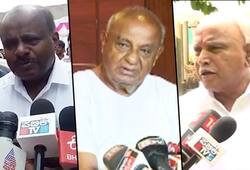 Karnataka: Deve Gowda speaks of mid-term election in Karnataka; Kumaraswamy negates it
