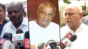 Deve Gowda lashes out at BJP for questioning Karnataka CM Kumaraswamy's US visit