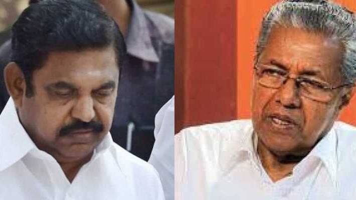 edappadi ask water to pinaraye vijayan edappadi ask water to pinaraye vijayan