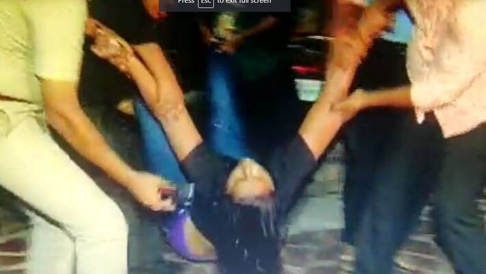 In a shocking accident 2 persons Veda and Pawan slipped from a pub in Bengaluru on Friday late night In a shocking accident 2 persons Veda and Pawan slipped from a pub in Bengaluru on Friday late night