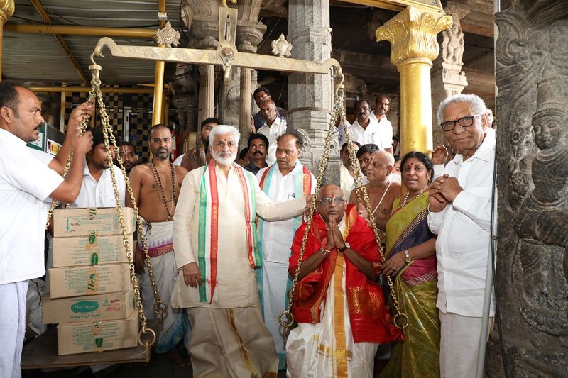 టీటీడీ చైర్మన్ వైవీ సుబ్బారెడ్డి తిరుమలలో ఇలా...