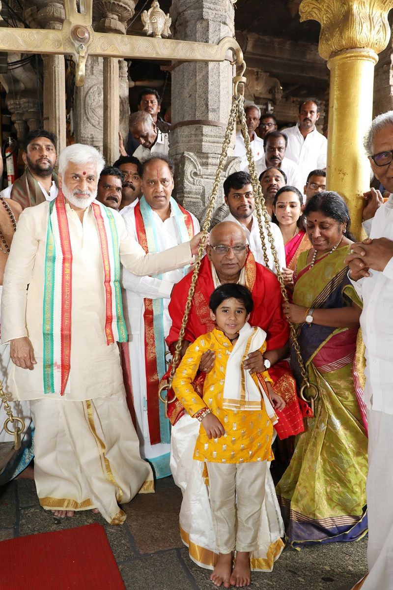 టీటీడీ చైర్మన్ వైవీ సుబ్బారెడ్డి తిరుమలలో ఇలా...