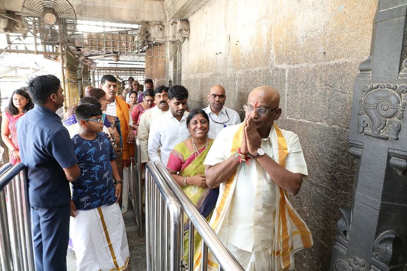 టీటీడీ చైర్మన్ వైవీ సుబ్బారెడ్డి తిరుమలలో ఇలా...