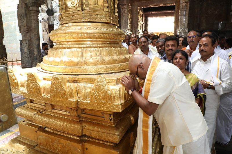 టీటీడీ చైర్మన్ వైవీ సుబ్బారెడ్డి తిరుమలలో ఇలా...