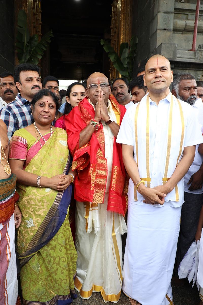 టీటీడీ చైర్మన్ వైవీ సుబ్బారెడ్డి తిరుమలలో ఇలా...