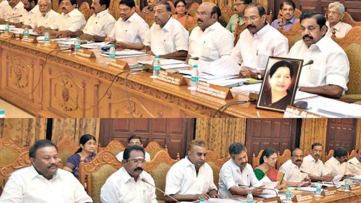Tamilnadu cabinet meeting started