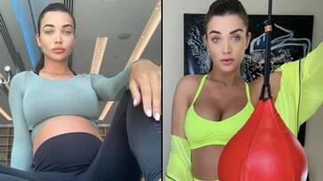Pregnant Amy Jackson flaunts baby bump, workout session and food  cravings