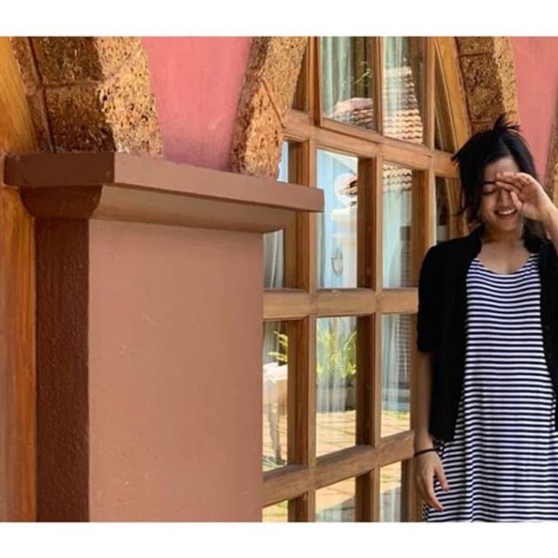 Actress Rashmika Mandanna's Dazzling Color Full Photo Gallery ..!