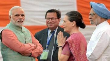 Sonia Gandhi is Congress interim president BJP lashes out at dynasty politics