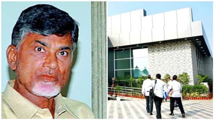 Krishna River flood water touches Chandrababu residence stair case