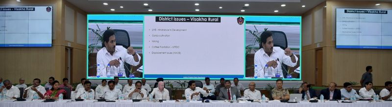 కలెక్టర్లు, ఎస్పీలతో జగన్ సమావేశం
