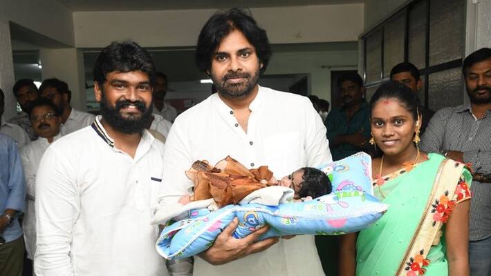 pawan kalyan sets name to his followers child pawan kalyan sets name to his followers child