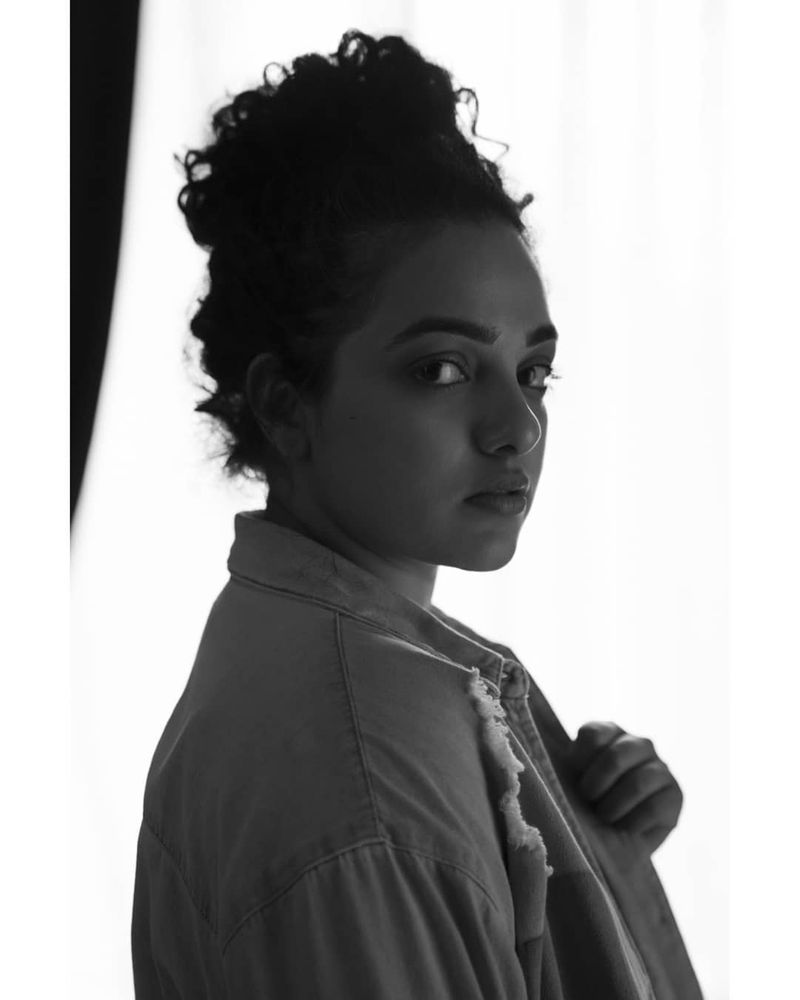 Actress Nithya Menon's Dark Look Photos