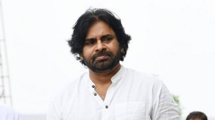 Pawan Kalyan leaves for Kakinada from Visakha Pawan Kalyan leaves for Kakinada from Visakha